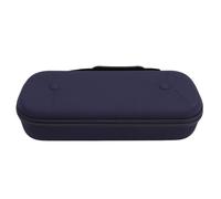 Plyisty Kit de Coque de Transport Rigide pour Console de Jeu 6 en 1 pour Portail PS, étui en PU Résistant à la Pluie avec Housse en Silicone, 2 Protecteurs D'écran, Poignées pour Les (Bleu foncé)