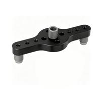 Plyisty Kit de Gabarit de Perçage Auto-centrant, Guide de Trou Droit en | Centrage automatique des bords, bagues 1/4 5/16 3/8 pouces, connexion à joint affleurant, pour les projets de menuiserie