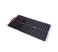 Plyisty Kit de Panneau Solaire Monocristallin de Silicium Monochronique Facile à Utiliser avec Un Contrôleur de Serre pour Le Camping à la Maison