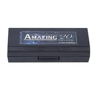 Plyisty Kit de Pratique de L'Harmonica Blues pour Débutants, Harmonica à 10 Trous en clé C pour les Amateurs D'instruments de Musique, Matériau en Résine ABS, Noir (BLACK)