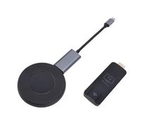 Plyisty Kit D'extension D'interface Multimédia sans Fil HD émetteur sans Fil et Récepteur 5G 2,4g Double Bande 50m 4K 1080p 60Hz PLIG Play avec 4 Transmission à 1 Recevoir