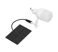 Plyisty Lampe à Énergie Solaire, Ampoule à LED Portable, Ampoule de Secours Solaire Monocristalline, Lumière de USB Rechargeable 1500lm, Verse le Camping, La Lecture, La Randonnée