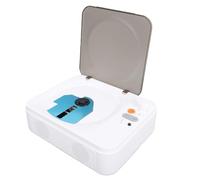 Plyisty Lecteur CD Bluetooth, Lecteur CD Rétro Portable avec Bluetooth 5.1 intégré, Haut-parleurs HiFi, Prise en Charge USB AUX, Télécommande, Batterie 2600 MAh, pour Voyage à Domicile