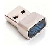 Plyisty Lecteur D'empreintes Digitales USB pour 10 11 32-bit 64-bit | Haute sensibilité, Connexion en un Toucher, sans Mot de Passe e sécurité Biométrique pour Ordinateur de Bureau Portable