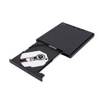Plyisty Lecteur DVD Externe USB, Hub USB 5 en 1, Plug and Play | Graveur Lecteur de Disque Optique, USB 3.0 5Gbps Haute Vitesse, avec USB 3.0 2.0, USB C 2.0, Emplacement pour Carte Mémoire