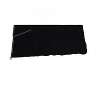 Plyisty Liner à Sac de Couchage à Fermeture éclair à Fermeture éclair, Couverture de Camping Confortable pour la Randonnée et Les Voyages, Lavable à la Machine pour Une Utilisation Hygiénique (Black)