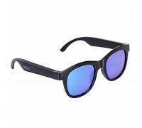 Plyisty Lunettes Connectées, Lunettes De Soleil Bluetooth À Écouteurs Ouverts avec Verres Photochromiques, Compatibles Musique, Appels Et Radio FM, pour Le Vélo, La Randonnée (Green)