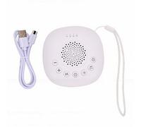 Plyisty Machine à Bruit Blanc, 32 Sons Apaisants, Aide au Sommeil avec Veilleuse Colorée et Minuterie, Machine Sonore Portable Rechargeable pour Adultes et Bébés