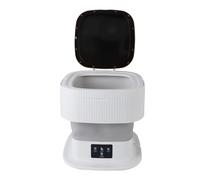 Plyisty Machine à Laver Portable, 3 Modi Mini Machine à Linge Pipe de Vidange caché 11,5L Facile à Utiliser pour les Sous-vêtements pour bébé (Prise UE)