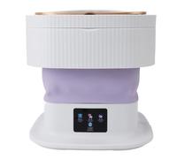 Plyisty Machine à Laver Portable, 3 Modi Mini Machine à Linge Pipe de Vidange caché 11,5L Facile à Utiliser pour les Sous-vêtements pour bébé (Prise UE)