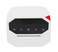 Plyisty Machine Automatique de Distribution de Cartes, Mélangeur et Distributeur 2 en 1 avec Rotation de 180 à 360 Degrés, Batterie Rechargeable par USB, pour Poker Blackjack Texas (White)