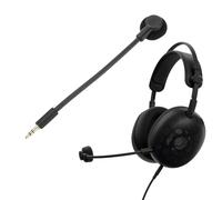 Plyisty Micro de Remplacement pour Casque Gaming INZONE H6 Air H9 II | Fiche Microphone Casque Détachable, Flexible, Réduction de Bruit, Fiche Plaquée or