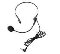 Plyisty Microphone Casque, Micro à Perche Réglable avec Connecteur Mâle 3,5 Mm, Son Clair pour Amplificateur de Voix, Enseignant, Présentateur, Coaching, Chant, Danse