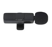 Plyisty Mimi Mini LAVIRARE sans Fil avec Une Longue Durée de Vie de la Batterie pour l'équipement de Diffusion en Direct Micro pour la Tablette de Téléphone Intelligent Universal, ABS Metal (1)