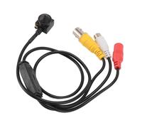Plyisty Mini Caméra de Vidéosurveillance 2.0MP HD 1080P IMX323, Caméra de sécurité Intérieure et Extérieure 4 en 1 TVI/AHD/CVI/CVBS, avec Sortie Audio Analogique et
