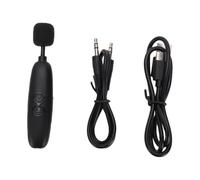 Plyisty Mini Microphone sans Fil, Suppression du Bruit du Micro Lavalier | Microphone Omnidirectionnel à 360° pour la Communication et L'enregistrement, Se Connecte au Haut-parleur et au Casque