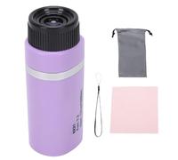 Plyisty Mini Monoculaire, Zoom 8X, Image HD Claire, avec Cordon, Sac De Rangement, pour Les Activités De Plein Air, L'observation des Oiseaux, Randonnée, Concerts, Voyages, Camping (Purple)