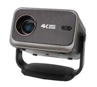 Plyisty Mini Projecteur, Projecteur Vidéo Portable avec WiFi6 & Bluetooth 5.4, 500 ANSI LM, écran 150In, Décodage HD 4K 1080p, pour Android 13, Intérieur/Extérieur (Prise UE)