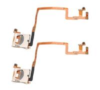 Plyisty Module de Bouton D'épaule L R, Câble Flexible de Remplacement en Métal pour DSi NDSi, avec Emplacement pour Lecteur de Carte de Stockage, 2 Pièces