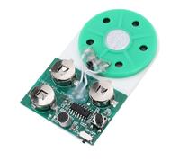 Plyisty Module Vocal enregistrable, Module de Carte vœux enregistrable DIY 4 Minutes, Puce d'enregistrement Vocal avec capteur lumière et Haut-Parleur, pour Cartes vœux Artisanales