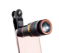 Plyisty Objectif de téléobjectif universel 12X Zoom, Objectif de téléobjectif monoculaire pour Tablette de téléphone Portable