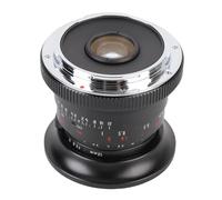 Plyisty Objectif Principal à Mise au Point Manuelle à Grande Ouverture F2.0 de 12 Mm, Distorsion Proche de 0 avec Effets D'étoile à 10 Points pour Les Appareils Photo Z50 ZFC Z30 Z6 Z7 (Black)