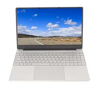 Plyisty Ordinateur Portable en Argent de 15,6 Pouces avec Clavier d'empreintes Digitales 2k écran pour Gagner 11, Ordinateur Portable PC pour Le Travail Quotidien et Le Divertissement (16+256G