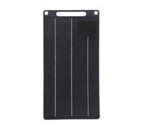 Plyisty Panneau Solaire 10 W, Chargeur Solaire Portable avec Interfaces USB et Type C, Matériau ETFE étanche pour Camping en Plein Air, Randonnée, Voyage