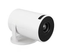 Plyisty Petit Projecteur Portable LED 1080P 8000LM, WiFi et Bluetooth, Correction Trapèze Automatique, Compatible avec Ordinateur, Téléphone, TV, Blanc