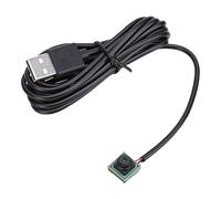 Plyisty Petite Caméra USB, Module de Caméra Micro USB CMOS Grand Angle HD 2 MP 1080p avec Objectif 180 Degrés et Objectif 1,56 Mm, pour