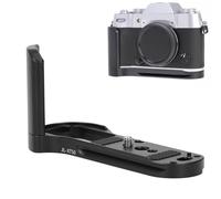Plyisty Poignée de Support D'Appareil Photo en L pour Fuji X-T50, Plaque à Dégagement Rapide pour Trépied avec Trou de Vis de 1/4 3/8 Pouces et 38 Mm pour Fente Arca, Plaque QR de