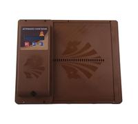 Plyisty Porte de Poulet Automatique, 2 Mode de Commande Open Horizontal Automatiquement des Poulets Coop-coop Ouvertures Inoxydables pour Oies (Brown)