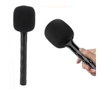 Plyisty Porte-Manche de Micro, Adaptateur de Poignée de Microphone Interview sans Fil pour Mic 1/2, Mini, Hollyland Lark M1 Lavalier Microphone
