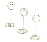 Plyisty Porte-numéro de Table Universel en Fer pour Bureau à la Fin D'un Mariage, 20 Pièces (GOLD)