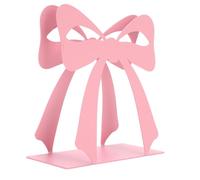 Plyisty Porte-serviettes à Nœud en Métal, Support Décoratif élégant pour Table à Manger et Cuisine, Porte-papier Robuste pour Usage Domestique (Rose)