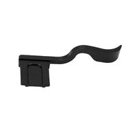 Plyisty Pouce de Chaussure Chaude en Métal Grip de Repos, Poignée de Caméra en Alliage en Aluminium avec Traitement CNC et Surface Anodisée, Conçue pour Fuji X S10 (Black)