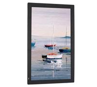 Plyisty Remote Contrôle Numérique Photo Frame FHD Auto Rotate Photos for Memories WiFi 21,5 Pouces (Prise UE)