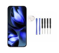 Plyisty Remplacement de L'écran D'affichage du Téléphone pour 9A GXQ96 GTF7P G3Y12, 6,29 Pouces Tactile Digitizer Assembly Empreinte avec des Outils, Une luminosité élevée