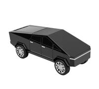 Plyisty Réplique de Haut-Parleur Bluetooth pour Voiture, Modèle de Camion Portable sans Fil avec Son HD, Lumières de Fête LED, Micro intégré pour Appels Mains Libres, Cadeaux (Black)