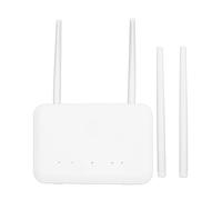 Plyisty Router WiFi Mobile, Routeur WiFi 300 Mbit/S 4G Router Blanc et Jeu 4 Antennes Externes Portant Le Port de Wan avec Une Fente de Carte SIM pour l'europe Afrique Afrique (Prise UE)