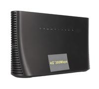 Plyisty Routeur WiFi Portable 300 Mbps 4G LTE Cat4 pour Le Bureau à Domicile, Prend en Charge 32 Utilisateurs, Noir (Prise UE)