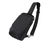 Plyisty Sac à élingue de Jeu de Console pour Pont Vapeur Rog allié pour Commutateur 2 Grande capacité de Stockage Multi-couches ajusté de Bandoulière Noir PU Eva Batching Case