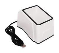 Plyisty Scanner QR Automatique de Bureau pour Paiement Mobile, Scanner de Codes à Barres Blancs Ultra Décodage pour Paiement Mobile