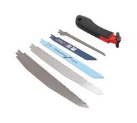 Plyisty Scie à Main avec Lames à Changement Rapide, Compacte et Polyvalente pour les Cloisons Sèches et la Coupe du Bois, Outil de Jardinage avec 5 Lames