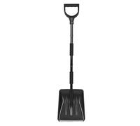 Plyisty Scoop de Retrait Automatique, Rotatif Léger du Coup de Pied Automatique sur Le Coup d'auto Extérieur pour l'Extérieur (Black)