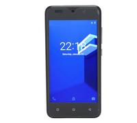 Plyisty Smartphone HD, Ultra Slim Face Recognition 8MP Front Camera Smart Phone Smart with with Protective Film for (Black)