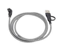 Plyisty Smartwatch Type C Câble de Charge, pour Coros Pace Pro, 2 en 1 Cordon de Charge USB A et C, Longueur de 1 M, avec Court-Circuit