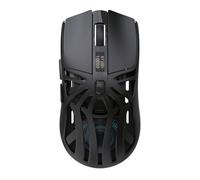 Plyisty Souris de Jeu sans Fil, 10000 Dpi Souris Bluetooth LéGères avec 2,4 G / Bt5.3 / Modes Filaires 7 Color Flashinglight Programmable pour PC/Mac/Ordinateur Portable (Black)