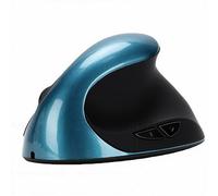 Plyisty Souris Verticale Ergonomique, Souris Rechargeable sans Fil 2,4 GHz avec 6 Boutons et 3 DPI Réglables jusqu'à 1600, pour PC Portable, Travail de Bureau