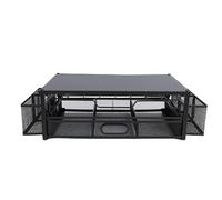 Plyisty Support à Capsules de Café 2 Tiroirs， Noir, pour Machine à Café | Coffee Capsule Organizer for Countertop, Iron Built, 83 Pods Capacity, Space Saving
